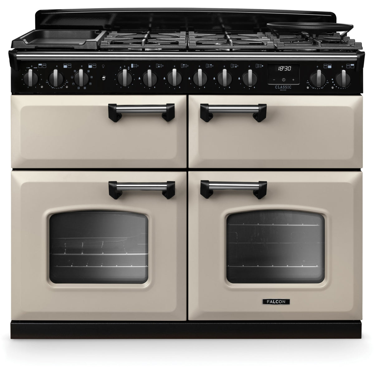Piano de cuisson mixte FALCON NGC TAB MIX 110 CM CREME PASTEL CHROME