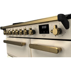 Piano de cuisson induction FALCON ESTEL DELUXE TAB IND 90 CM CREME PASTEL