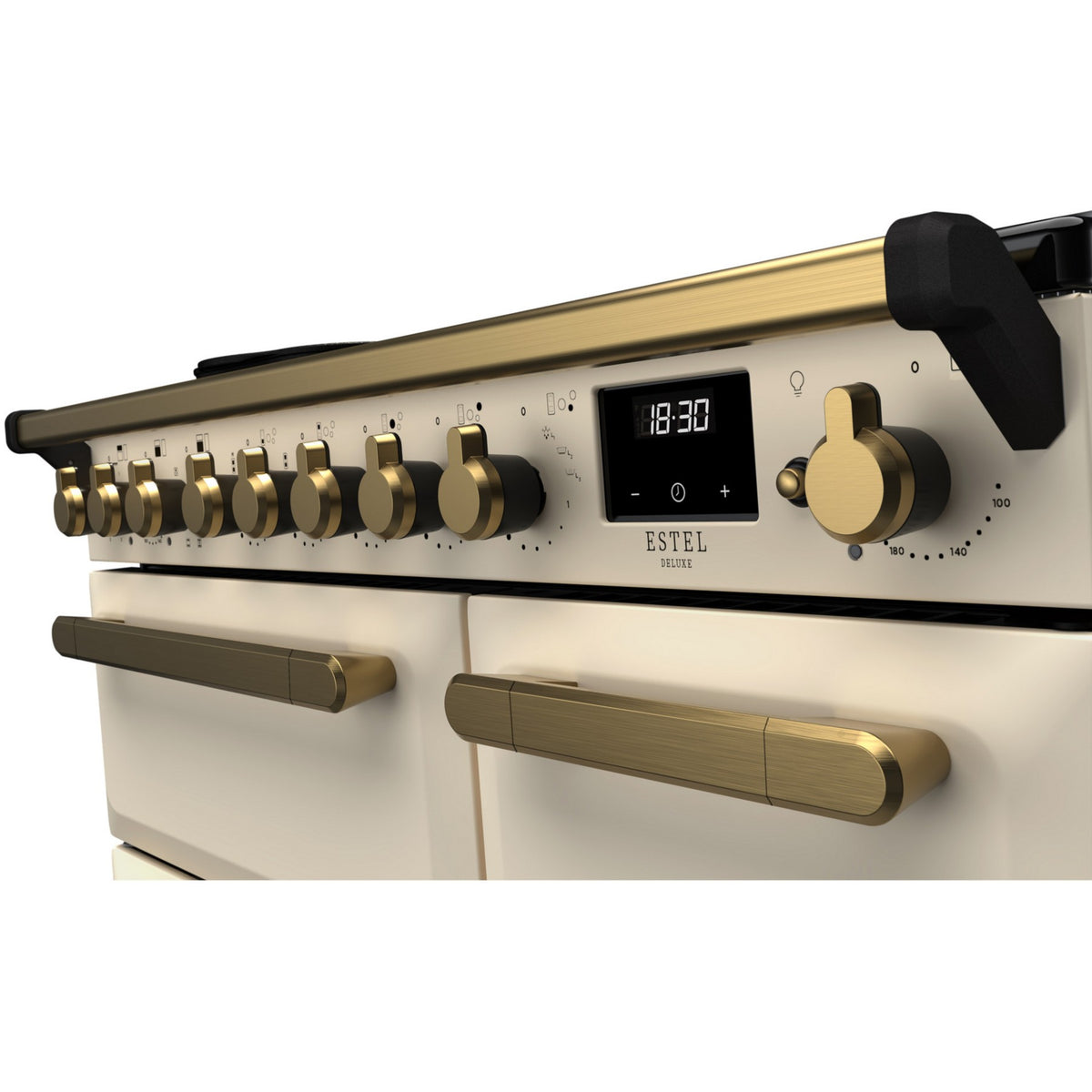Piano de cuisson induction FALCON ESTEL DELUXE TAB IND 90 CM CREME PASTEL