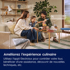Four encastrable fonction vapeur ELECTROLUX EOA9S3XH - Chaleur tournante - Combiné vapeur - Hydrolyse - Porte froide - Cuisson Sous-vide