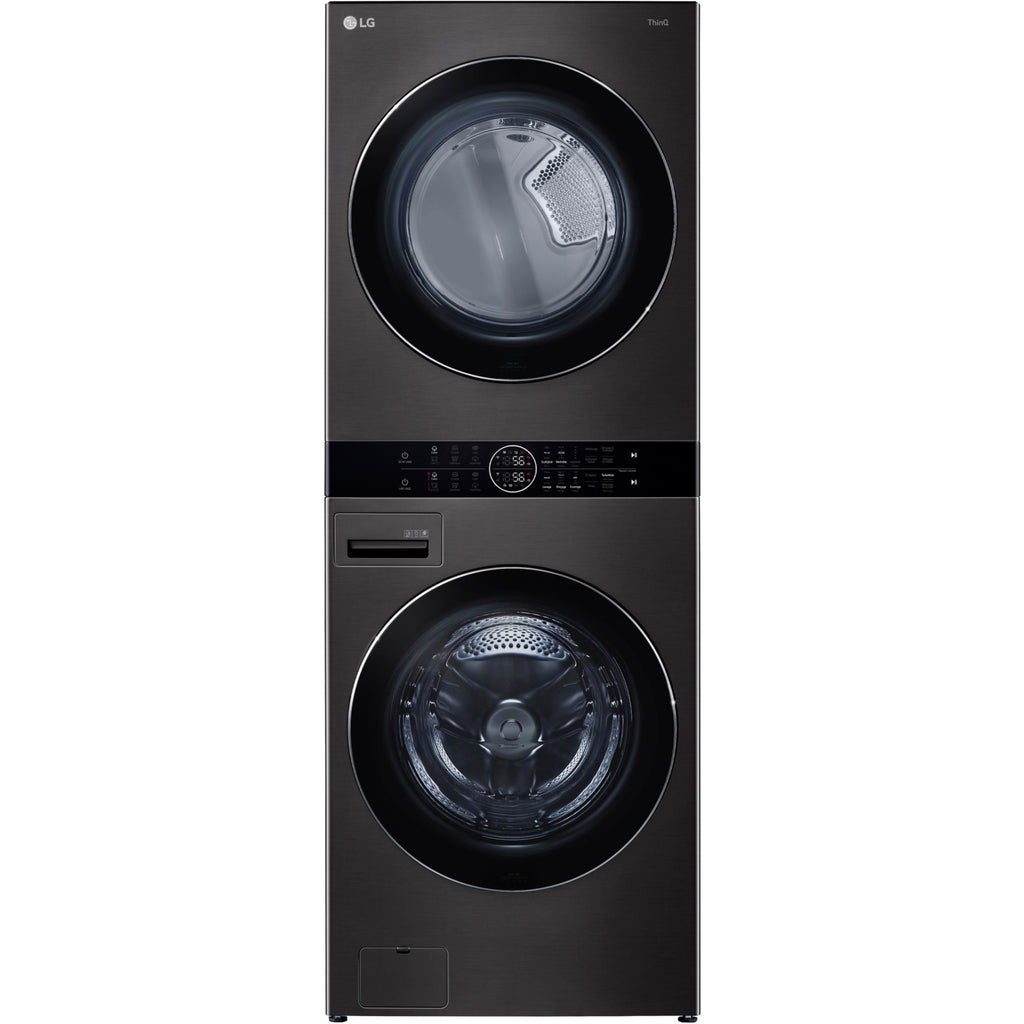 Lave linge séchant hublot LG F761TOWERB2 - 17/16 kg - 1100 tr/min - Classe E - Moteur direct drive - Connecté