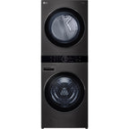 Lave linge séchant hublot LG F761TOWERB2 - 17/16 kg - 1100 tr/min - Classe E - Moteur direct drive - Connecté