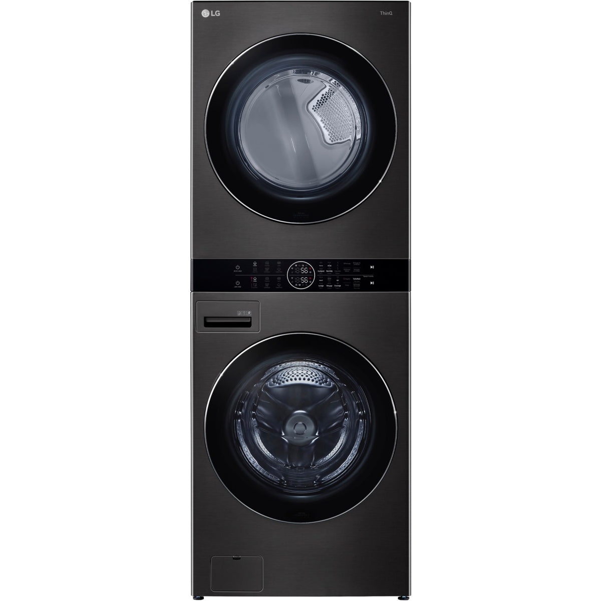 Lave linge séchant hublot LG F761TOWERB2 - 17/16 kg - 1100 tr/min - Classe E - Moteur direct drive - Connecté
