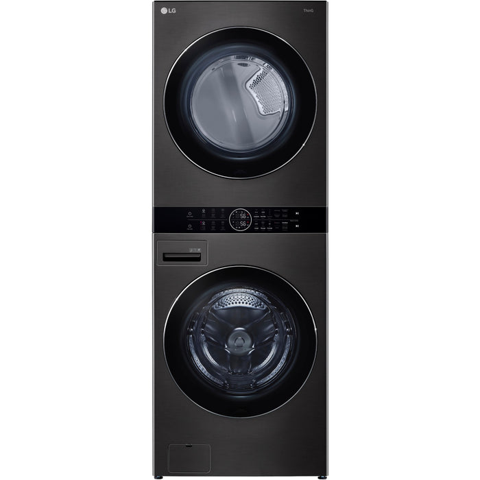 Lave linge séchant hublot LG F761TOWERB2 - 17/16 kg - 1100 tr/min - Classe E - Moteur direct drive - Connecté