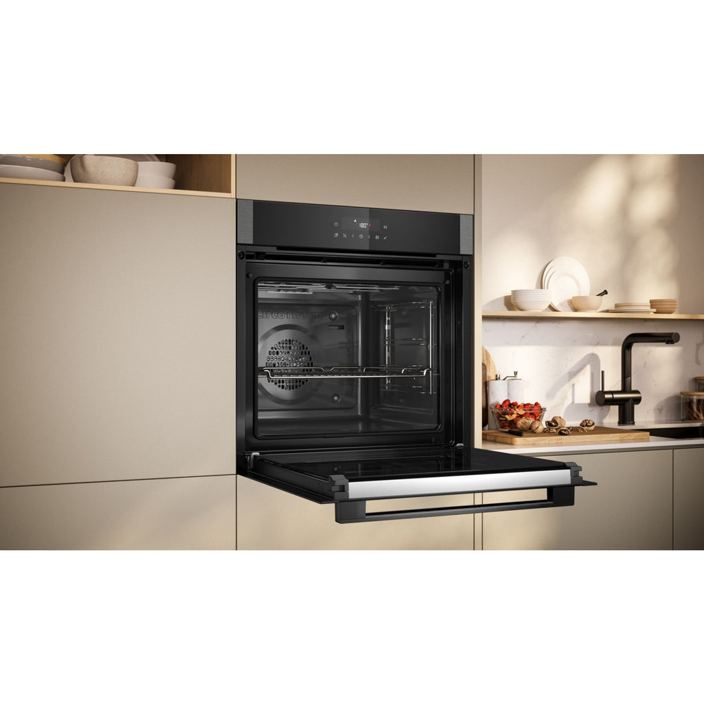 Four encastrable NEFF B2ACJ7AG0 - Pyrolyse - Chaleur pulsée - Porte froide - Air Fry - Graphite Grey