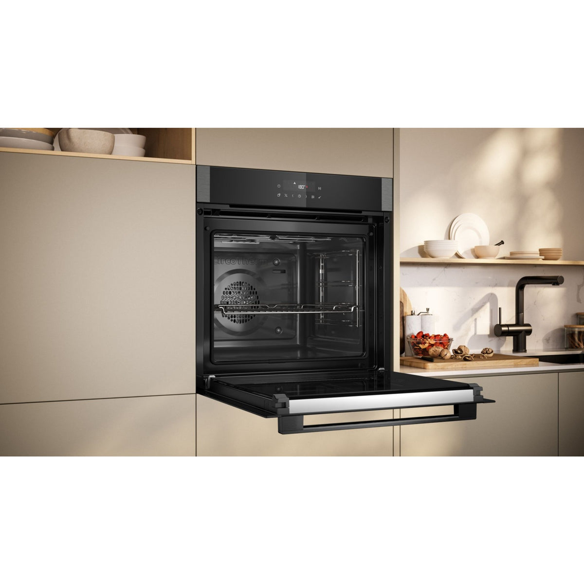 Four encastrable NEFF B2ACJ7AG0 - Pyrolyse - Chaleur pulsée - Porte froide - Air Fry - Graphite Grey