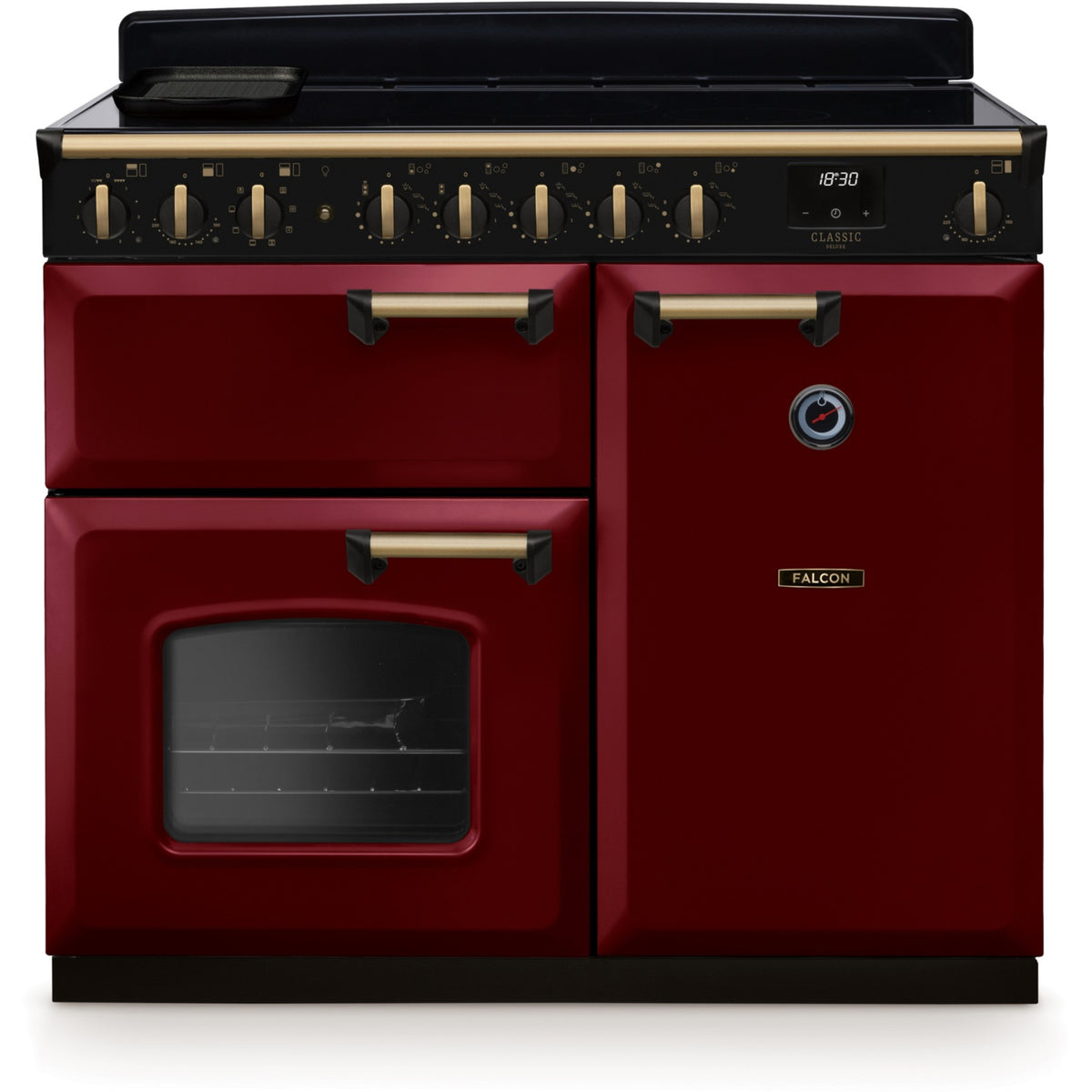 Piano de cuisson induction FALCON NGC TAB IND 100 CM BORDEAUX LAITON ANTIQ