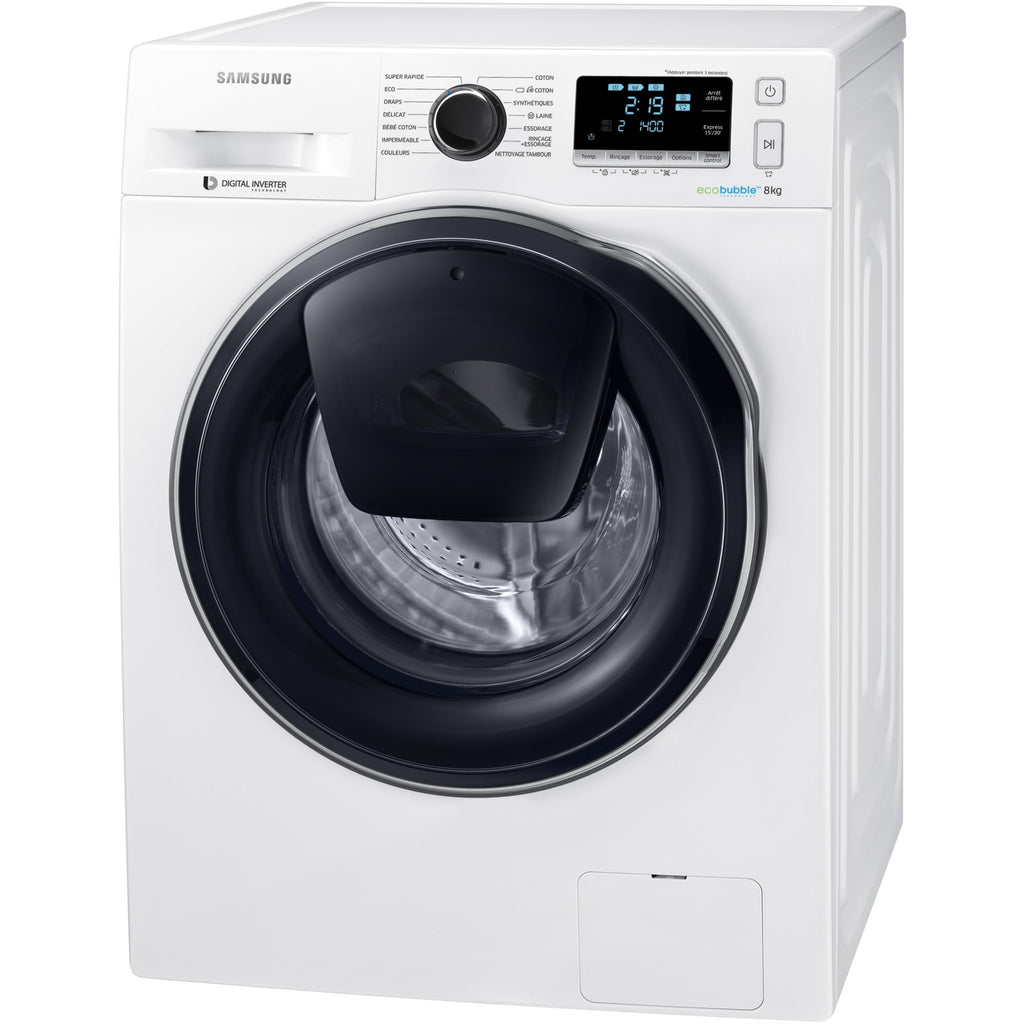Lave linge hublot SAMSUNG ADD WASH WW80K6414QW Reconditionné