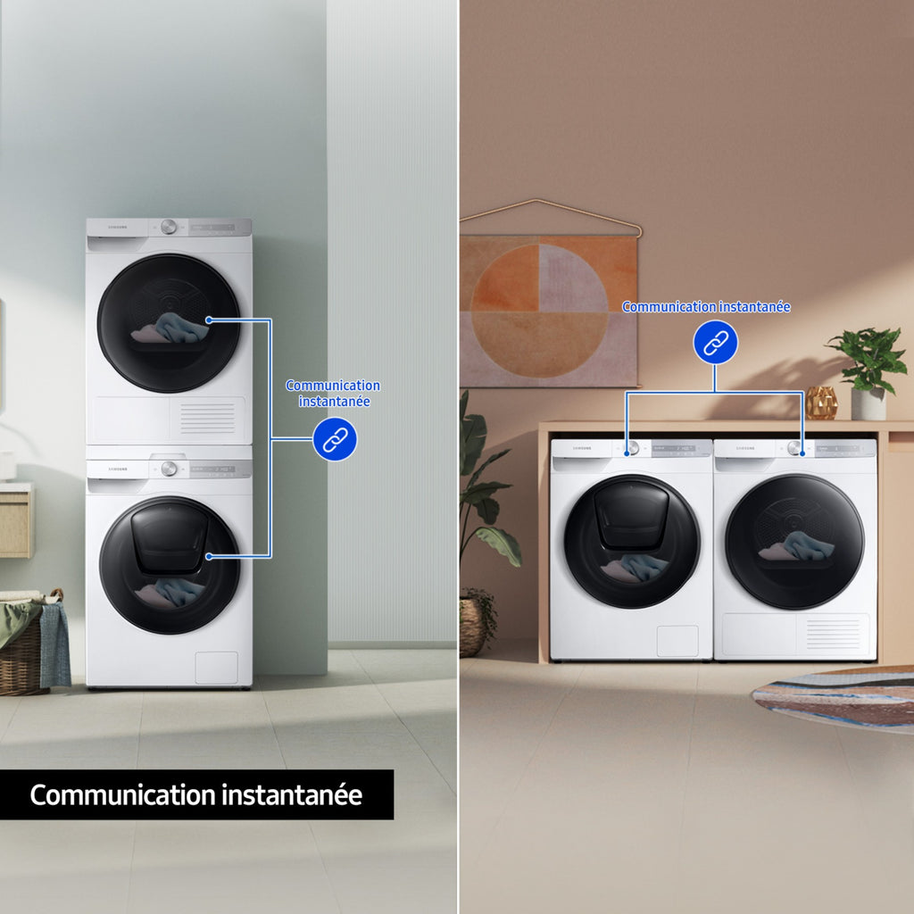 Lave linge hublot SAMSUNG WW80T552DAW AddWash Reconditionné