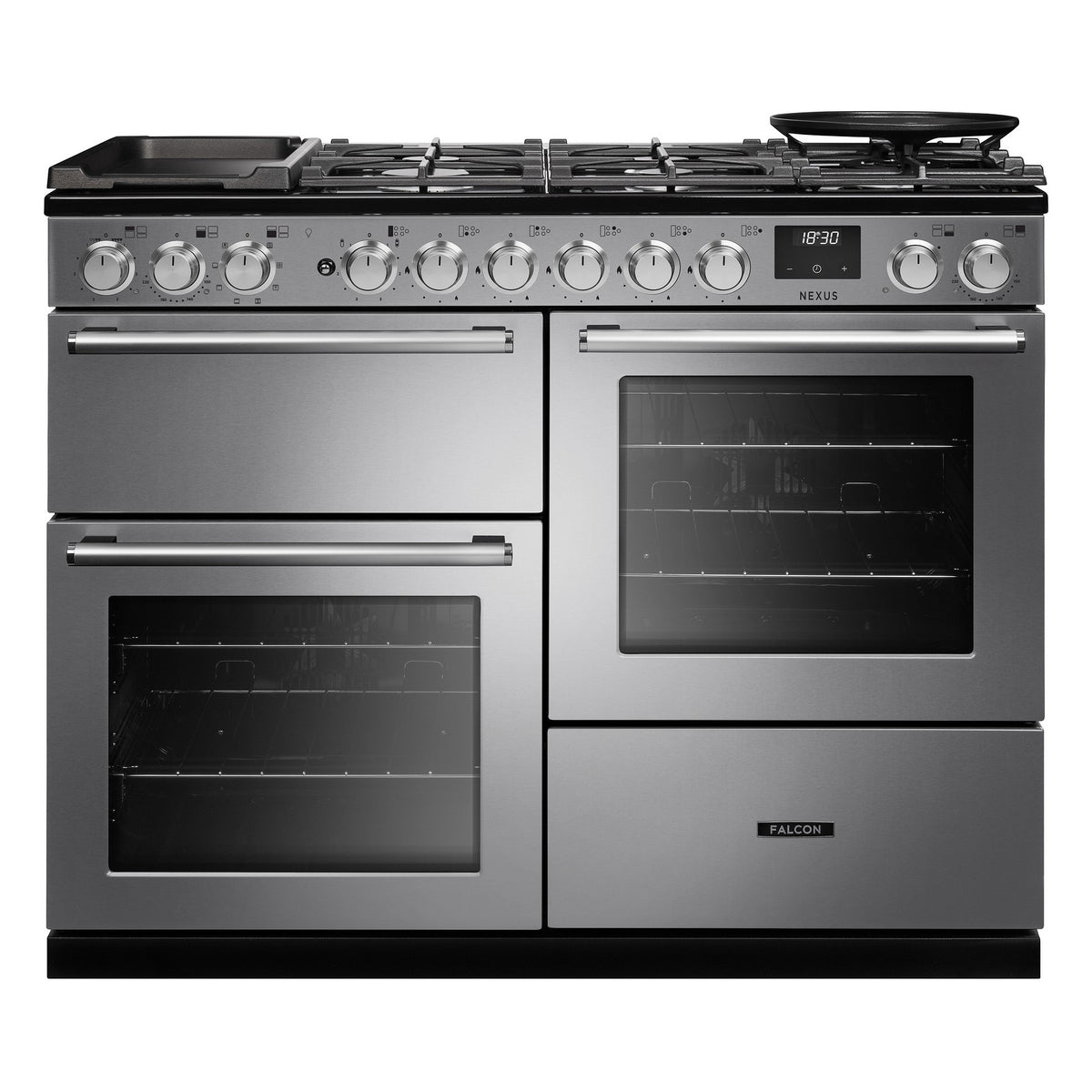 Piano de cuisson mixte FALCON NEXUS NGC OC TAB GAZ 110 CM INOX CHROME