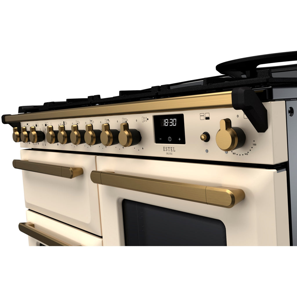 Piano de cuisson mixte FALCON ESTEL DELUXE OC TAB MIX 110 CM CREME PAS