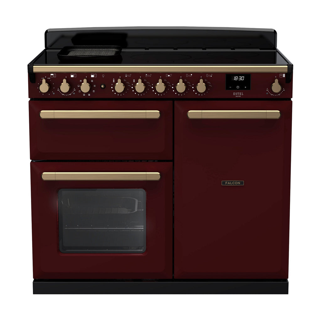 Piano de cuisson induction FALCON ESTEL DELUXE TAB IND 100 CM BORDEAUX LAI