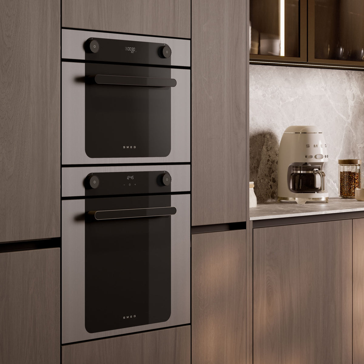 Four encastrable SMEG SFP6201TS - Pyrolyse - Chaleur tournante - Porte froide