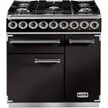 Piano de cuisson gaz FALCON Semi Pro DELUXE 90 NOIR CHROME