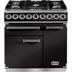 Piano de cuisson gaz FALCON Semi Pro DELUXE 90 NOIR CHROME