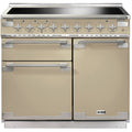 Piano de cuisson induction FALCON ELISE TAB IND 100 CM CREME NICKEL BROSS