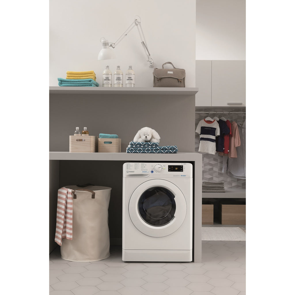 Lave linge hublot INDESIT BWEW81284XWFRN Reconditionné