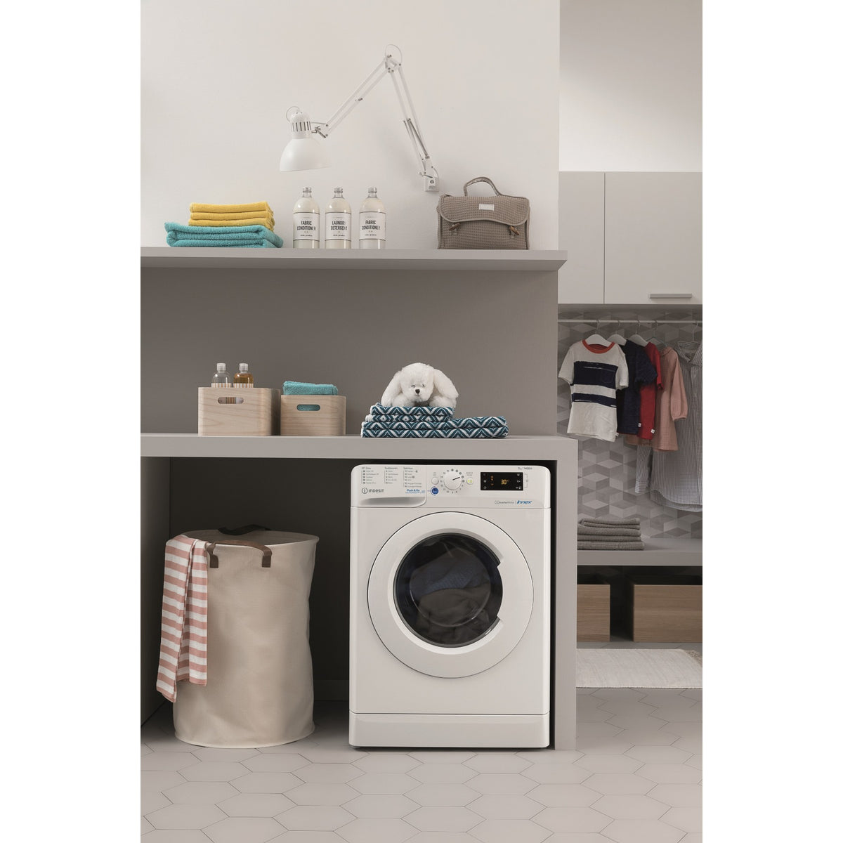 Lave linge hublot INDESIT BWEW81284XWFRN Reconditionné