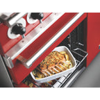 Piano de cuisson gaz FALCON Semi Pro DELUXE 90 ROUGE CERISE NICKEL