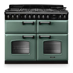 Piano de cuisson mixte FALCON NGC TAB MIX 110 CM VERT MINERAL CHROME