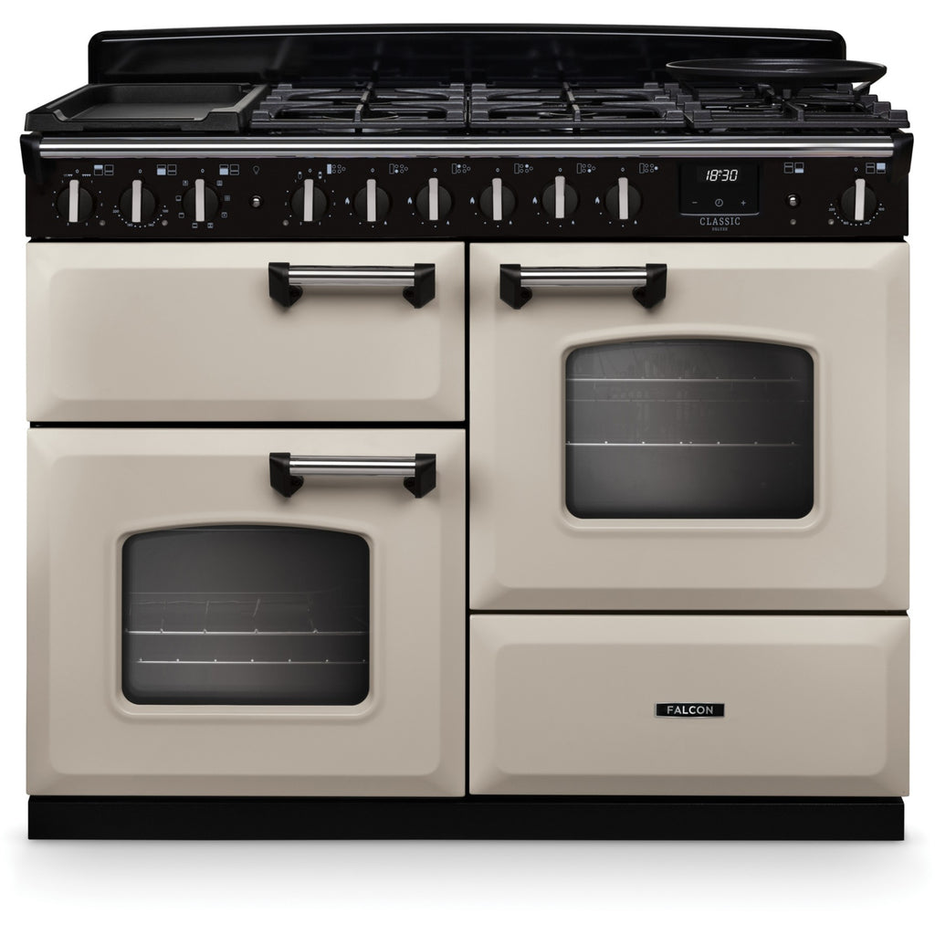 Piano de cuisson mixte FALCON NGC TAB MIX 110 CM CREME PASTEL CHROME