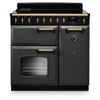 Piano de cuisson induction FALCON NGC TAB IND 90 CM ARDOISE LAITON ANTIQUE