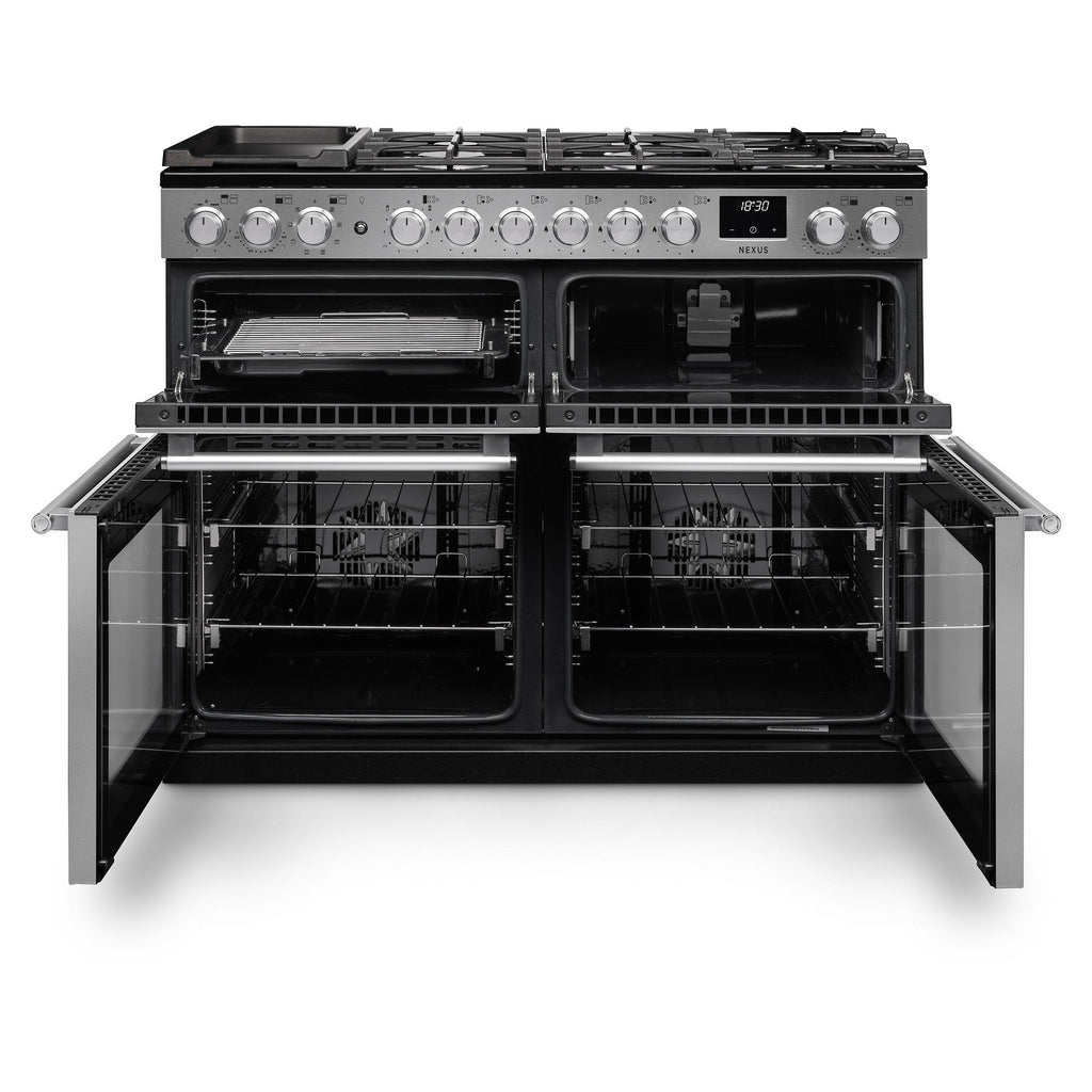 Piano de cuisson mixte FALCON NEXUS NGC BC TAB MIX 110 CM INOX CHROME