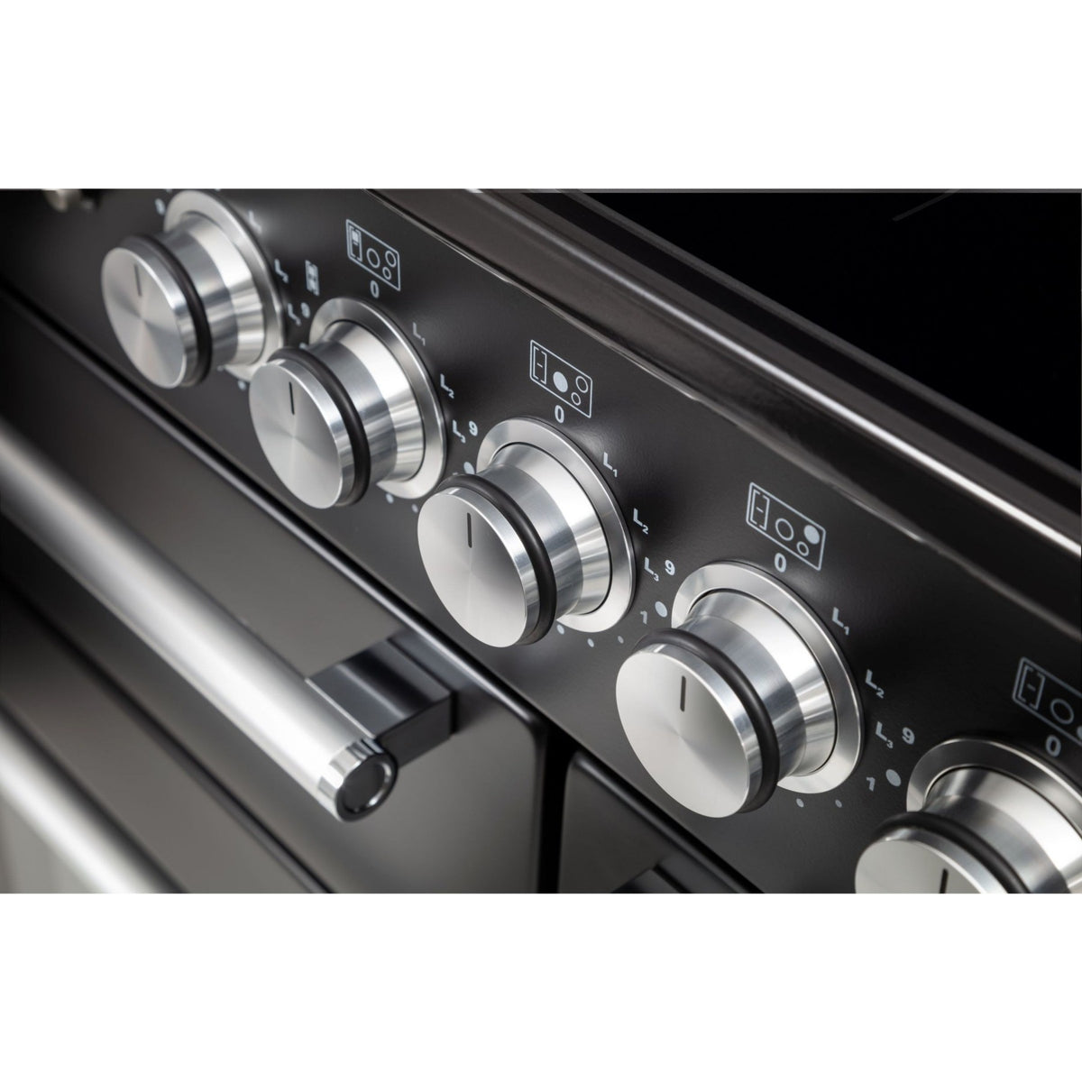 Piano de cuisson induction FALCON NEXUS SE 110 CHARBON Mat satiné CHROME