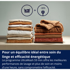 Lave linge top ELECTROLUX EW8T3653BA - 6 kg - 1451 tr/min - Classe A - Moteur induction