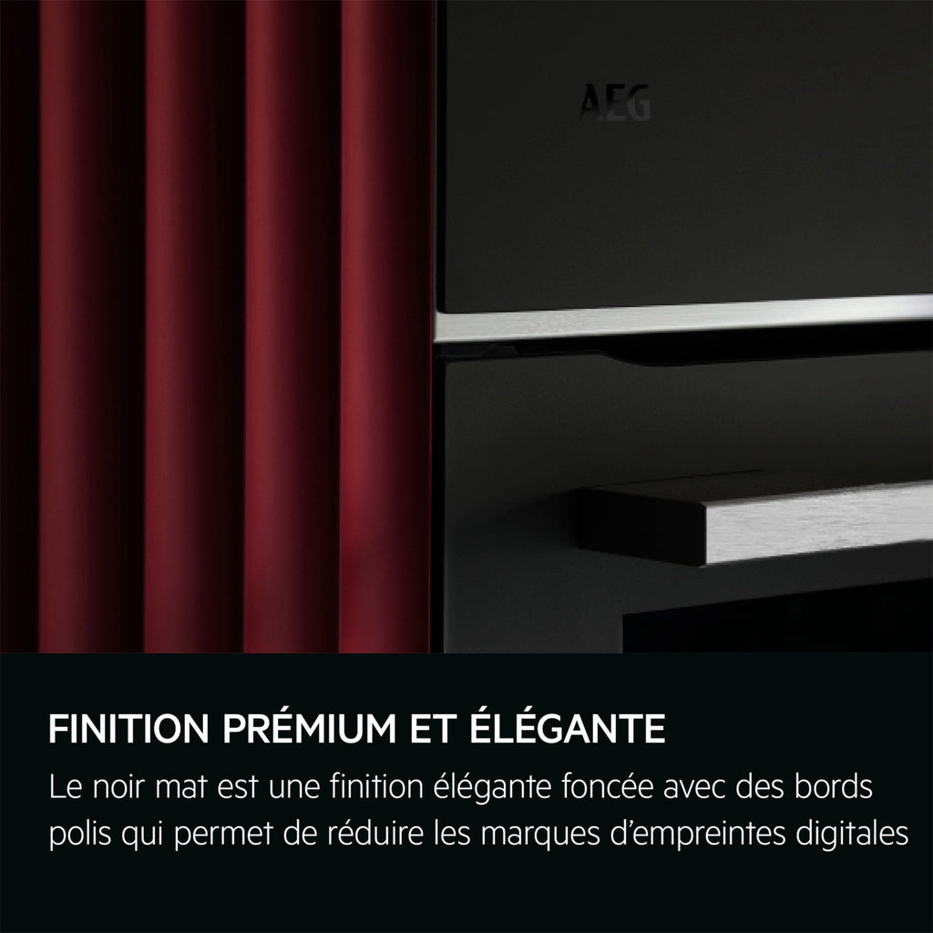 Four encastrable AEG TE7PB731AT - Pyrolyse - Chaleur pulsée - Porte froide - Rails télescopiques