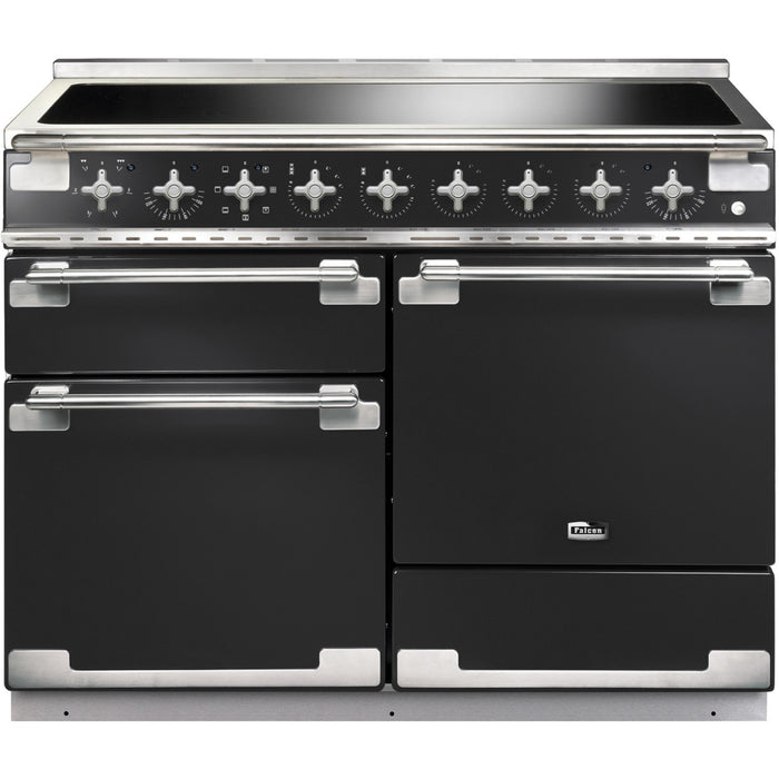 Piano de cuisson induction FALCON ELISE 110 CHARBON Mat satiné NICKEL