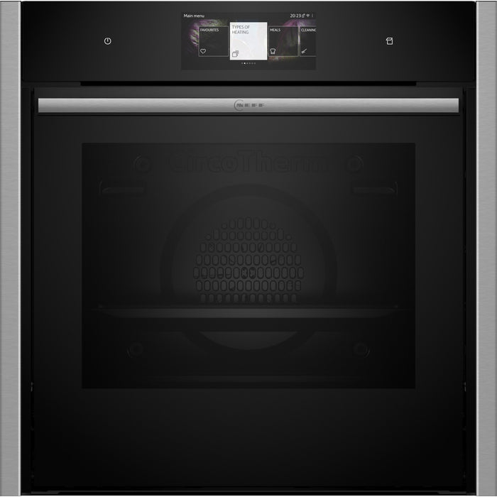 Four encastrable fonction vapeur NEFF B64FT33N0 - Vapeur - Porte froide - Écran tactile - N90 porte coulissante