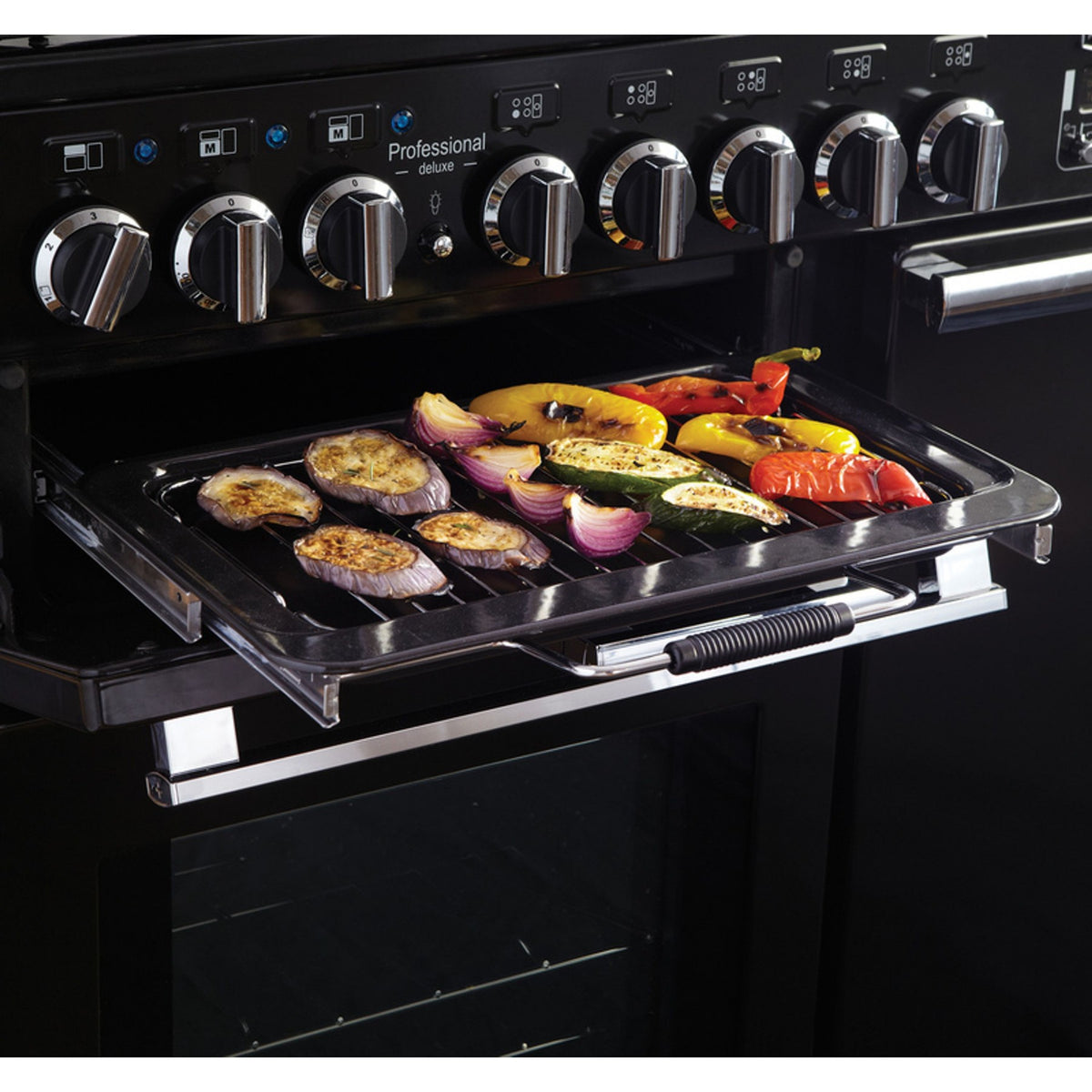 Piano de cuisson gaz FALCON Professional DELUXE 100 CM NOIR BRILLANT