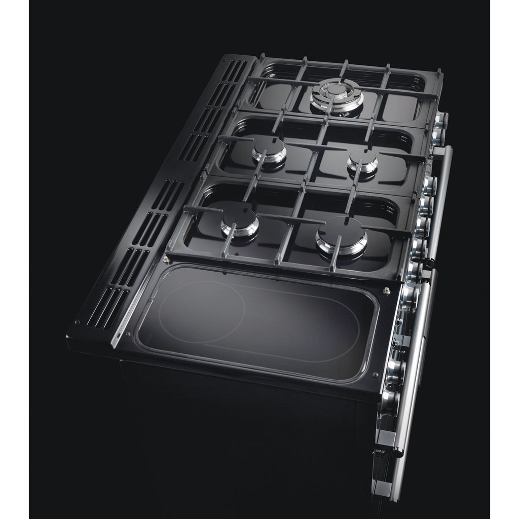 Piano de cuisson mixte FALCON NEXUS 110 CHARBON Mat satiné CHROME