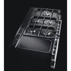 Piano de cuisson mixte FALCON NEXUS 110 CHARBON Mat satiné CHROME