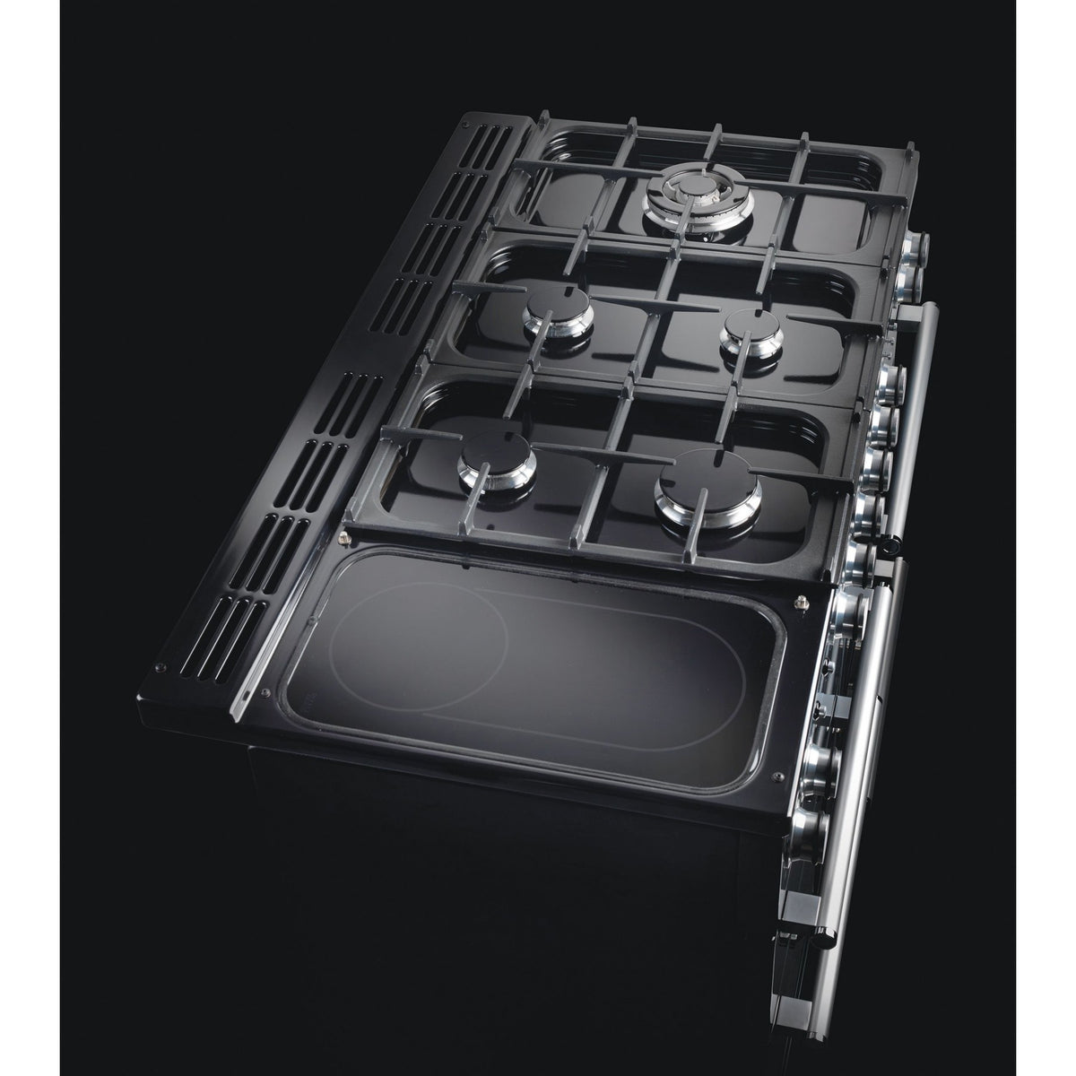 Piano de cuisson mixte FALCON NEXUS 110 CHARBON Mat satiné CHROME