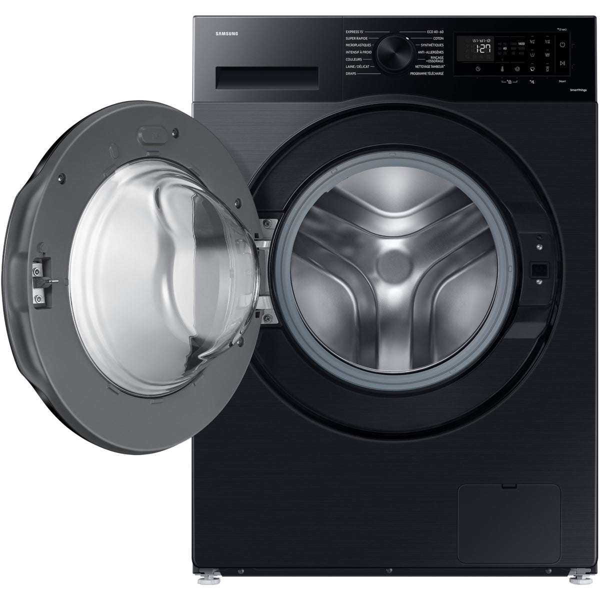 Lave linge hublot SAMSUNG WW11DG5B25AB - 11 kg - 1400 tr/min - Classe A - Moteur induction - Noir - Connecté - Bespoke AI