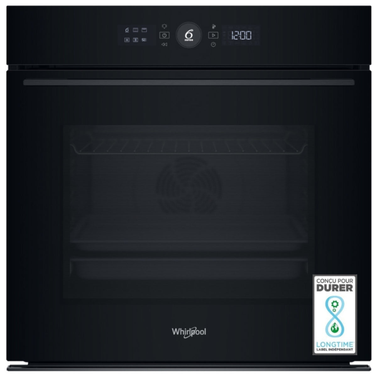 Four encastrable WHIRLPOOL WK5BAS81PM1S - Pyrolyse - Hydrolyse - Chaleur pulsée - Porte froide - Écran tactile