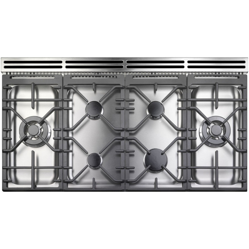 Piano de cuisson gaz FALCON ELISE 110 VERT MINERAL MAT NICKEL BROSSÉ