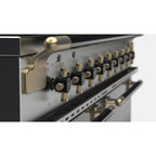 Piano de cuisson gaz FALCON ELISE LUXE TAB GAZ 90 CMINOX et NOIR L