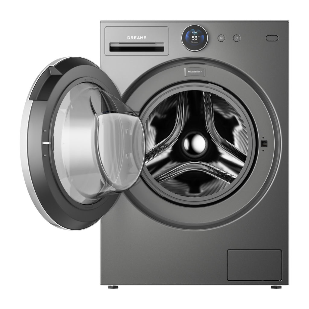Lave linge hublot DREAME DRWASHL911KGG - 11 kg - 1400 tr/min - Classe A - Moteur induction - Autodosage - Connecté