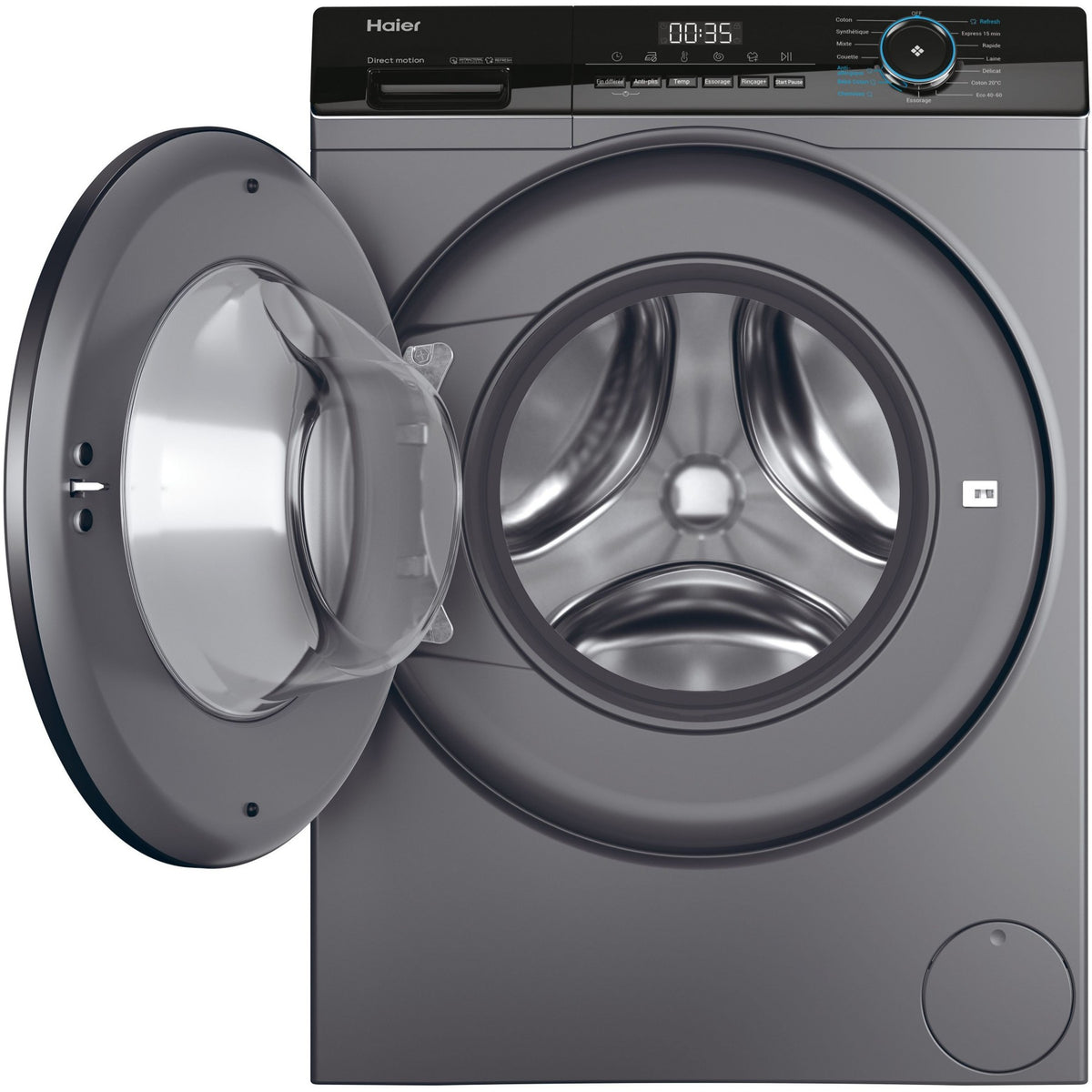 Lave linge hublot HAIER HW90-B14939S8-FR - 9 kg - 1400 tr/min - Classe A - Moteur direct drive