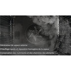 Four encastrable fonction vapeur MIELE DGC 7351 - Combiné vapeur - Chaleur tournante - Porte froide - Rails télescopiques