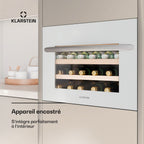 Cave à vin de service KLARSTEIN Vinsider 24 Built-In Uno 24 Fl LED