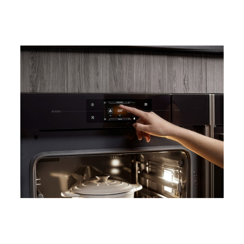 Four encastrable ASKO OCS8678G - Hydrolyse - Chaleur pulsée - Porte froide - Écran tactile - Rails télescopiques