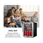 Mini réfrigérateur KLARSTEIN Beersafe M 33 litres - Argent