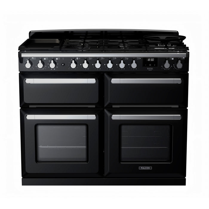Piano de cuisson mixte FALCON ESTEL DELUXE BC TAB MIX 110 CM NOIR BRIL