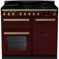 Piano de cuisson gaz FALCON ESTEL DELUXE TAB GAZ 100 CM BORDEAUX LAI
