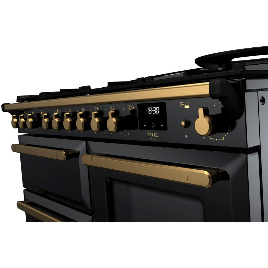 Piano de cuisson mixte FALCON ESTEL DELUXE OC TAB MIX 110 CM NOIR BRIL