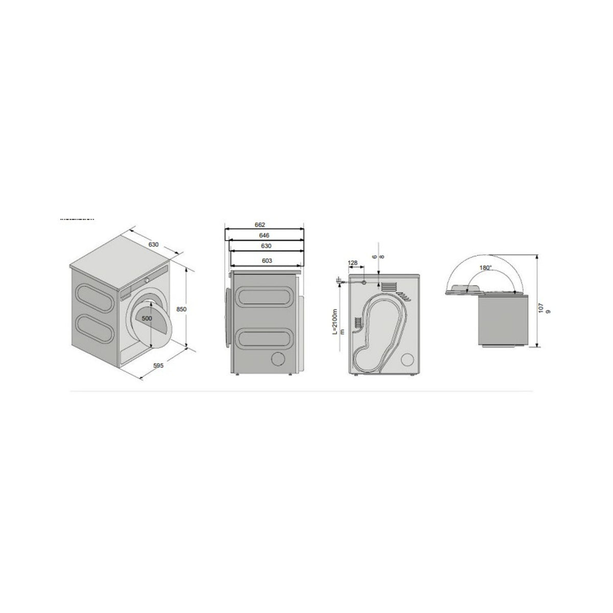 Sèche linge pompe à chaleur ASKO T108HBW